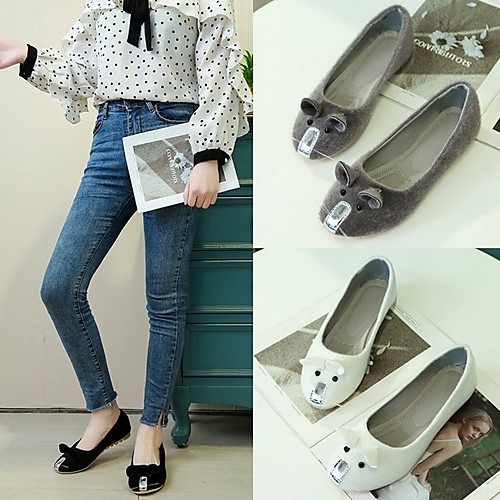 Women's Loafers & Slip-Ons Summer Flat Heel Pointed Toe Daily Suede Black / Beige / Gray
Women's Loafers & Slip-Ons Summer Flat Heel Pointed Toe Daily Suede Black / Beige / Gray