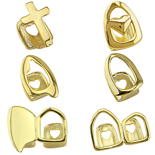 Teeth Set / Teeth Grills Statement Stylish Luxury Unisex Body Jewelry For Halloween Street Copper Rose Gold Gold Silver 1 Piece
Teeth Set / Teeth Grills Statement Stylish Luxury Unisex Body Jewelry For Halloween Street Copper Rose Gold Gold Silver 1 Piece