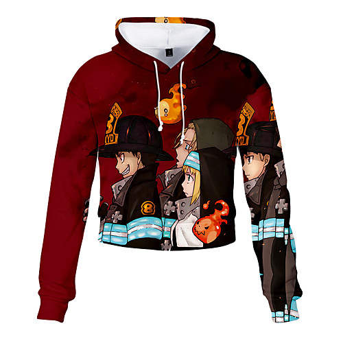 Inspired by Fire Force Cosplay Costume Hoodie Polyster Print Printing Hoodie For Men's / Women's
Inspired by Fire Force Cosplay Costume Hoodie Polyster Print Printing Hoodie For Men's / Women's