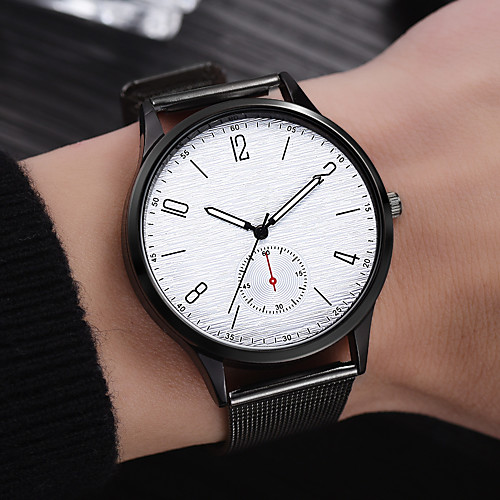 Men's Dress Watch Quartz Formal Style Modern Style Black / Silver / Gold Casual Watch Analog Casual Fashion - Gold Silver Black One Year Battery Life
Men's Dress Watch Quartz Formal Style Modern Style Black / Silver / Gold Casual Watch Analog Casual Fashion - Gold Silver Black One Year Battery Life