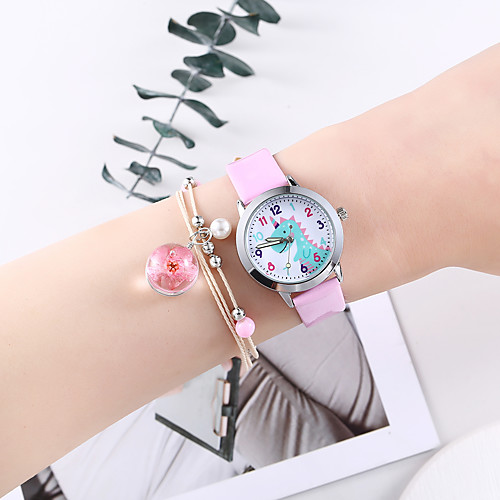 Girls' Quartz Watches Analog Quartz Cartoon Chronograph Cute Creative / One Year / PU Leather
Girls' Quartz Watches Analog Quartz Cartoon Chronograph Cute Creative / One Year / PU Leather