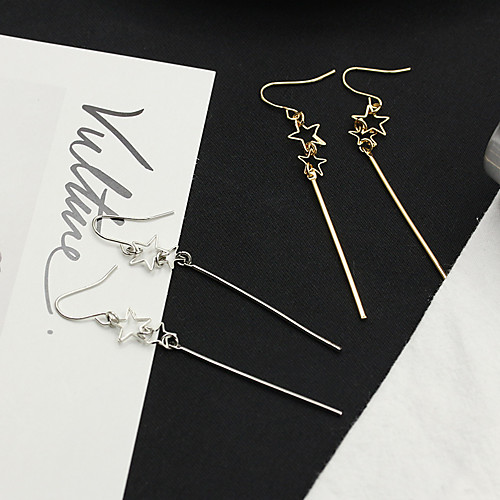 Women's Earrings Holiday Wedding Birthday Romantic Earrings Jewelry Gold / Silver For Date Street Festival 1 Pair
Women's Earrings Holiday Wedding Birthday Romantic Earrings Jewelry Gold / Silver For Date Street Festival 1 Pair