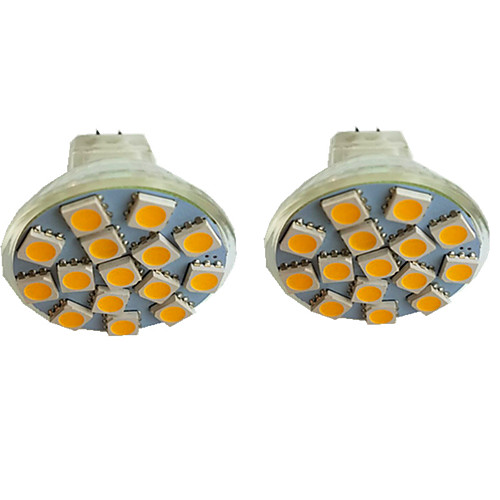 2pcs 3 W LED Spotlight 300 lm MR11 15 LED Beads SMD 5050 Warm White Cold White Natural White 9-30 V
2pcs 3 W LED Spotlight 300 lm MR11 15 LED Beads SMD 5050 Warm White Cold White Natural White 9-30 V