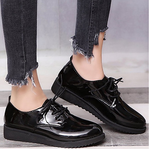 Women's Flats Fall Flat Heel Round Toe Daily Patent Leather / PU Dark Grey / Black / Yellow
Women's Flats Fall Flat Heel Round Toe Daily Patent Leather / PU Dark Grey / Black / Yellow
