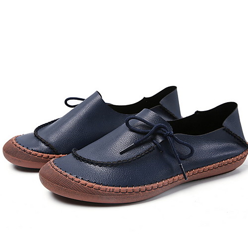 Women's Oxfords Spring & Summer Flat Heel Round Toe Daily Leather White / Black / Yellow
Women's Oxfords Spring & Summer Flat Heel Round Toe Daily Leather White / Black / Yellow