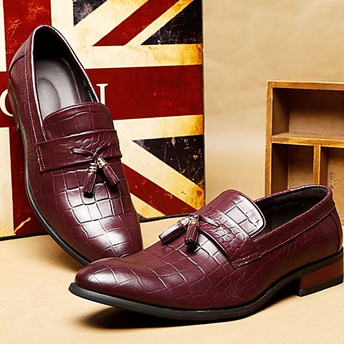 Men's Spring & Summer Classic Daily Loafers & Slip-Ons Pigskin Black / Burgundy
Men's Spring & Summer Classic Daily Loafers & Slip-Ons Pigskin Black / Burgundy