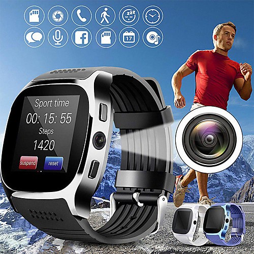 T8 Unisex Smartwatch Bluetooth Heart Rate Monitor Blood Pressure Measurement Sports Long Standby Exercise Record Timer Stopwatch Pedometer Call Reminder Sleep Tracker
T8 Unisex Smartwatch Bluetooth Heart Rate Monitor Blood Pressure Measurement Sports Long Standby Exercise Record Timer Stopwatch Pedometer Call Reminder Sleep Tracker