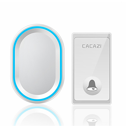 Self Powered Waterproof Wireless Doorbell No Battery Required 1 Button 1 Receiver Smart LED Light Home Door Bell US EU UK AU Plug
Self Powered Waterproof Wireless Doorbell No Battery Required 1 Button 1 Receiver Smart LED Light Home Door Bell US EU UK AU Plug