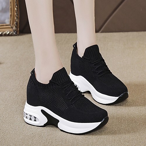Women's Trainers / Athletic Shoes Summer Wedge Heel Round Toe Daily Mesh White / Black / Red
Women's Trainers / Athletic Shoes Summer Wedge Heel Round Toe Daily Mesh White / Black / Red