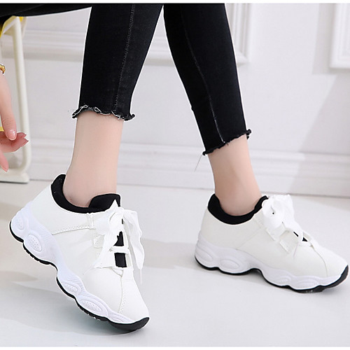 Women's Trainers / Athletic Shoes Spring & Summer Flat Heel Round Toe Daily Faux Leather White / Black / Pink
Women's Trainers / Athletic Shoes Spring & Summer Flat Heel Round Toe Daily Faux Leather White / Black / Pink