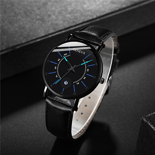 Geneva Men's Digital Watch Digital Stylish Leather Black / Brown 30 m Day Date Analog - Digital Casual - Golden / Brown Black / Silver RedBrown One Year Battery Life
Geneva Men's Digital Watch Digital Stylish Leather Black / Brown 30 m Day Date Analog - Digital Casual - Golden / Brown Black / Silver RedBrown One Year Battery Life