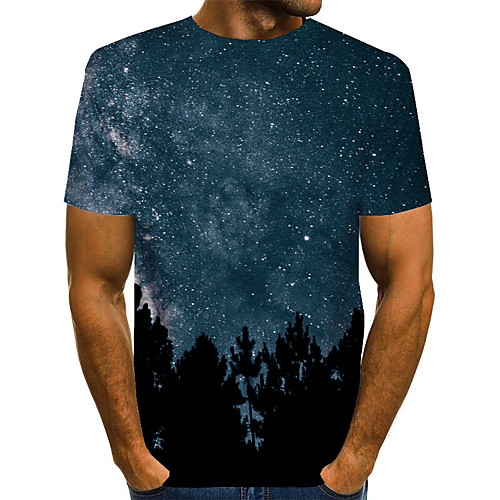 Men's T shirt Shirt 3D Short Sleeve Daily Tops Basic Exaggerated Round Neck Blue Purple Yellow
Men's T shirt Shirt 3D Short Sleeve Daily Tops Basic Exaggerated Round Neck Blue Purple Yellow