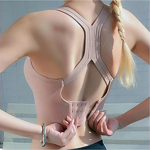 Women's Sports Bra Bralette Running Bra Open Back Nylon Running Fitness Jogging Breathable Soft Padded Medium Support Black Pink Blue Solid Colored / Stretchy
Women's Sports Bra Bralette Running Bra Open Back Nylon Running Fitness Jogging Breathable Soft Padded Medium Support Black Pink Blue Solid Colored / Stretchy