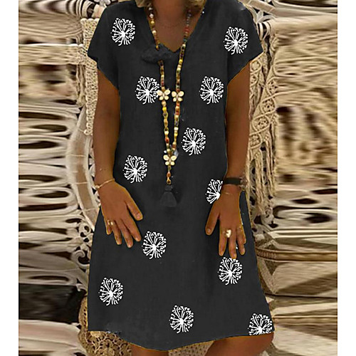 Women's A-Line Dress Knee Length Dress - Short Sleeves Geometric Summer Work 2020 Black Red Green Navy Blue S M L XL XXL XXXL XXXXL XXXXXL
Women's A-Line Dress Knee Length Dress - Short Sleeves Geometric Summer Work 2020 Black Red Green Navy Blue S M L XL XXL XXXL XXXXL XXXXXL