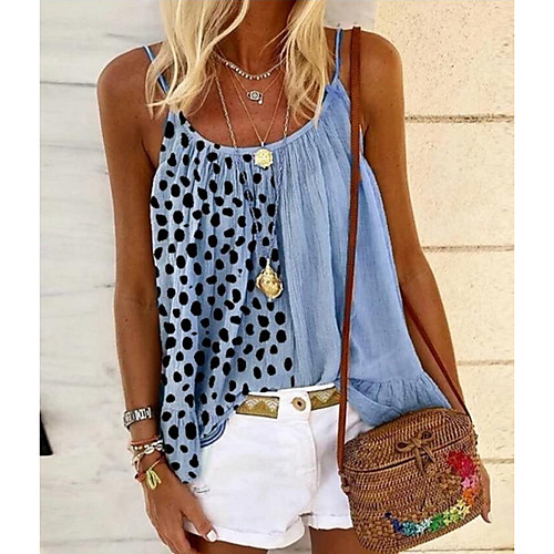 Women's Geometric Tank Top Daily Holiday Strap Blue / Red / Blushing Pink / Khaki / Gray
Women's Geometric Tank Top Daily Holiday Strap Blue / Red / Blushing Pink / Khaki / Gray