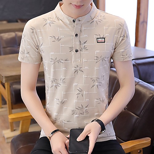 Men's Plus Size Floral Graphic Print Polo - Cotton Business Basic Daily Work White / Black / Blushing Pink / Khaki / Short Sleeve
Men's Plus Size Floral Graphic Print Polo - Cotton Business Basic Daily Work White / Black / Blushing Pink / Khaki / Short Sleeve