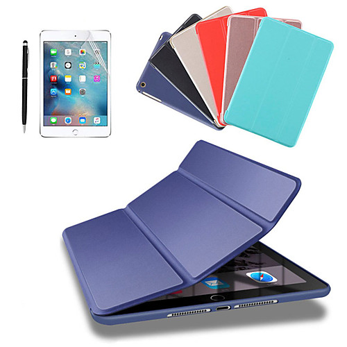 Case & 1pcs Stylus pen & 1pcs Screen Protect For Apple iPad air3/9.7/10.5/11/10.2/air1/air2/Mini 12345 Flip / Ultra-thin / Origami Full Body Cases Solid Colored PU Leather / Silicone
Case & 1pcs Stylus pen & 1pcs Screen Protect For Apple iPad air3/9.7/10.5/11/10.2/air1/air2/Mini 12345 Flip / Ultra-thin / Origami Full Body Cases Solid Colored PU Leather / Silicone