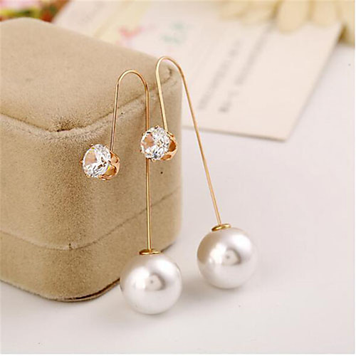 Women's Hoop Earrings Classic Fashion Stylish Imitation Pearl Earrings Jewelry Gold For Gift Festival 1 Pair
Women's Hoop Earrings Classic Fashion Stylish Imitation Pearl Earrings Jewelry Gold For Gift Festival 1 Pair