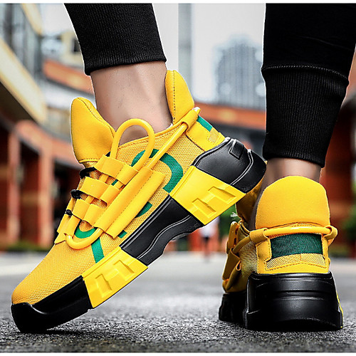 Men's Trainers Athletic Shoes Casual Daily Walking Shoes Mesh Black / White White / Green Black Spring & Summer Fall & Winter
Men's Trainers Athletic Shoes Casual Daily Walking Shoes Mesh Black / White White / Green Black Spring & Summer Fall & Winter