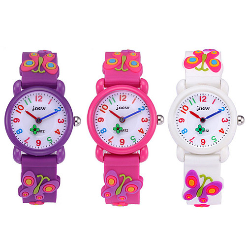 Kids Sport Watch Quartz 30 m Water Resistant / Waterproof Day Date Analog Cartoon Fashion - White Purple Red One Year Battery Life
Kids Sport Watch Quartz 30 m Water Resistant / Waterproof Day Date Analog Cartoon Fashion - White Purple Red One Year Battery Life