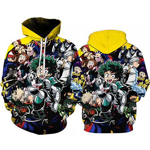 Inspired by My Hero Academia Boko No Hero Cosplay Costume Hoodie Polyster Print Printing Hoodie For Men's / Women's
Inspired by My Hero Academia Boko No Hero Cosplay Costume Hoodie Polyster Print Printing Hoodie For Men's / Women's