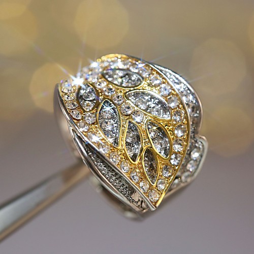 Women's Ring Belle Ring AAA Cubic Zirconia 1pc Gold Gold Plated Alloy Irregular Statement Luxury Party Evening Gift Jewelry Geometrical Wearable
Women's Ring Belle Ring AAA Cubic Zirconia 1pc Gold Gold Plated Alloy Irregular Statement Luxury Party Evening Gift Jewelry Geometrical Wearable