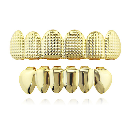 Teeth Set / Teeth Grills Statement Stylish Luxury Unisex Body Jewelry For Halloween Street Copper Rose Gold Gold Silver
Teeth Set / Teeth Grills Statement Stylish Luxury Unisex Body Jewelry For Halloween Street Copper Rose Gold Gold Silver