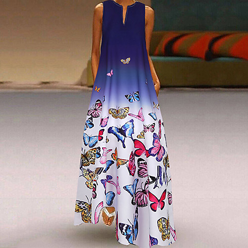 Women's A-Line Dress Maxi long Dress - Sleeveless Geometric Print Spring Summer Casual Elegant Daily Going out 2020 Blue Purple Red S M L XL XXL XXXL XXXXL XXXXXL
Women's A-Line Dress Maxi long Dress - Sleeveless Geometric Print Spring Summer Casual Elegant Daily Going out 2020 Blue Purple Red S M L XL XXL XXXL XXXXL XXXXXL