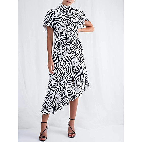 Women's Asymmetrical A Line Dress - Short Sleeves Leopard Summer Elegant 2020 Black S M L XL XXL XXXL
Women's Asymmetrical A Line Dress - Short Sleeves Leopard Summer Elegant 2020 Black S M L XL XXL XXXL