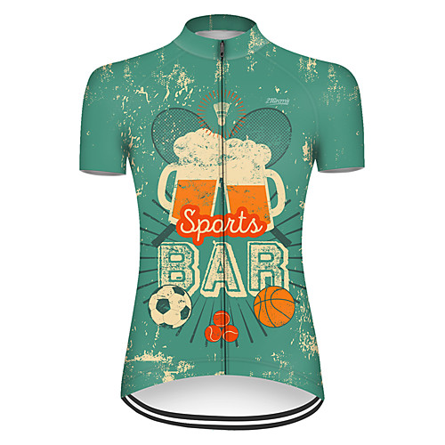 21Grams Women's Short Sleeve Cycling Jersey Polyester Green Retro Oktoberfest Beer Bike Jersey Top Mountain Bike MTB Road Bike Cycling Breathable Quick Dry Ultraviolet Resistant Sports Clothing
21Grams Women's Short Sleeve Cycling Jersey Polyester Green Retro Oktoberfest Beer Bike Jersey Top Mountain Bike MTB Road Bike Cycling Breathable Quick Dry Ultraviolet Resistant Sports Clothing