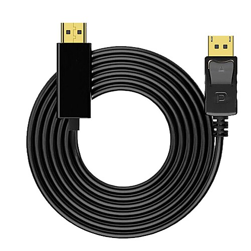 LITBest HDMI 2.0 Adapter Cable, HDMI 2.0 to Displayport Adapter Cable Male - Female 1080P Gold-plated steel 1m-1.99m / 3ft-6ft 800 Mbps
LITBest HDMI 2.0 Adapter Cable, HDMI 2.0 to Displayport Adapter Cable Male - Female 1080P Gold-plated steel 1m-1.99m / 3ft-6ft 800 Mbps