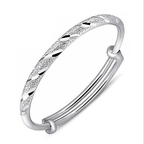 Women's Bracelet Bangles Cuff Bracelet Figaro Bracelet Classic Fashion Fashion Trendy Casual / Sporty Korean Cute Copper Bracelet Jewelry Silver For Sport Gift Date Birthday Festival / Silver Plated
Women's Bracelet Bangles Cuff Bracelet Figaro Bracelet Classic Fashion Fashion Trendy Casual / Sporty Korean Cute Copper Bracelet Jewelry Silver For Sport Gift Date Birthday Festival / Silver Plated