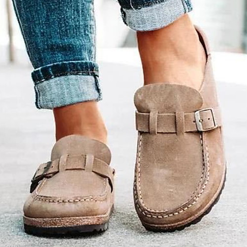 Women's Clogs & Mules Spring / Summer Flat Heel Round Toe Daily PU Black / Light Purple / Khaki
Women's Clogs & Mules Spring / Summer Flat Heel Round Toe Daily PU Black / Light Purple / Khaki