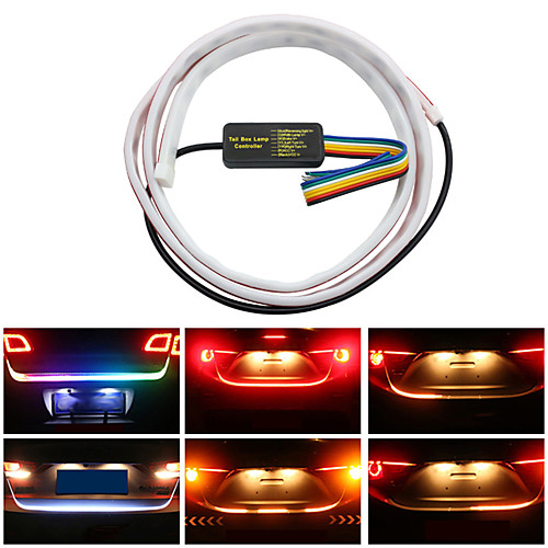 1pcs 1.5m Amber Turn Signal Light Flow Led Trunk Strip Light Tailgate Luggage 12V Car Rear Lamp Dynamic Streamer Floating RGB Led Strip
1pcs 1.5m Amber Turn Signal Light Flow Led Trunk Strip Light Tailgate Luggage 12V Car Rear Lamp Dynamic Streamer Floating RGB Led Strip