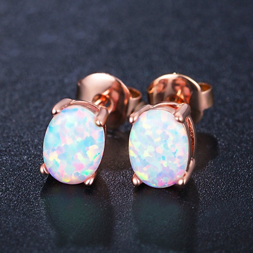 Women's Opal Earrings Geometrical Trendy Romantic Sweet Fashion Earrings Jewelry Rose Gold / White For Party Evening Gift Prom Date Birthday
Women's Opal Earrings Geometrical Trendy Romantic Sweet Fashion Earrings Jewelry Rose Gold / White For Party Evening Gift Prom Date Birthday