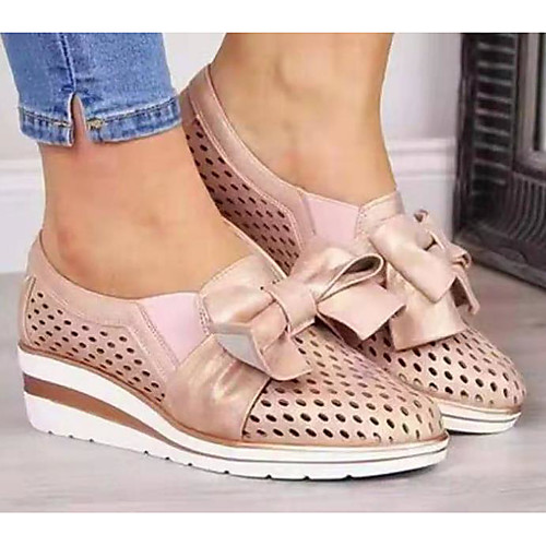 Women's Sandals Wedge Sandals Summer Wedge Heel Closed Toe Daily PU Black / Pink / Blue
Women's Sandals Wedge Sandals Summer Wedge Heel Closed Toe Daily PU Black / Pink / Blue