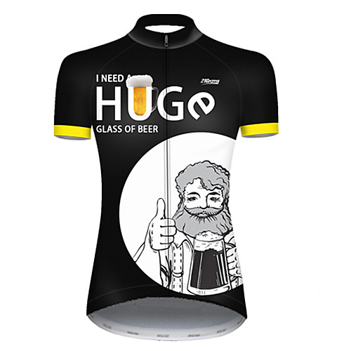 21Grams Women's Short Sleeve Cycling Jersey Polyester Black / White Patchwork Oktoberfest Beer Bike Jersey Top Mountain Bike MTB Road Bike Cycling Breathable Quick Dry Ultraviolet Resistant Sports
21Grams Women's Short Sleeve Cycling Jersey Polyester Black / White Patchwork Oktoberfest Beer Bike Jersey Top Mountain Bike MTB Road Bike Cycling Breathable Quick Dry Ultraviolet Resistant Sports