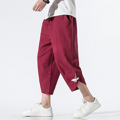 Men's Sporty Chinoiserie Harlem Pants Comfort Outdoor Sports Harem Chinos Pants Animal Full Length Drawstring Black Wine Army Green Light gray Navy Blue
Men's Sporty Chinoiserie Harlem Pants Comfort Outdoor Sports Harem Chinos Pants Animal Full Length Drawstring Black Wine Army Green Light gray Navy Blue