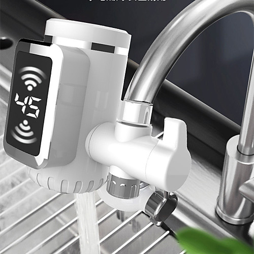 Temperature Display Instant Hot Water Tap Tankless Electric Faucet Kitchen Instant Hot Faucet Water Heater Water Heating
Temperature Display Instant Hot Water Tap Tankless Electric Faucet Kitchen Instant Hot Faucet Water Heater Water Heating