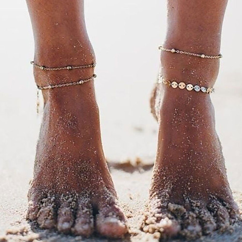 Anklet Elegant Trendy Ethnic Women's Body Jewelry For Date Birthday Party Alloy Wedding Friends Gold Silver 1 Piece
Anklet Elegant Trendy Ethnic Women's Body Jewelry For Date Birthday Party Alloy Wedding Friends Gold Silver 1 Piece