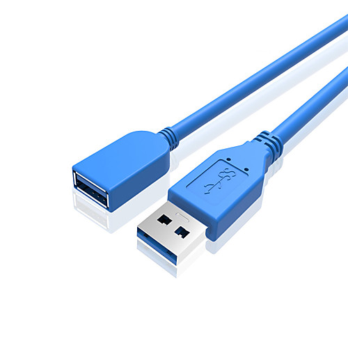 1.5M USB 3.0 Male to Female Extension Cable USB 3.0 Data Sync Fast Speed Cord Connector for Hard Disk Laptop PC Printer
1.5M USB 3.0 Male to Female Extension Cable USB 3.0 Data Sync Fast Speed Cord Connector for Hard Disk Laptop PC Printer