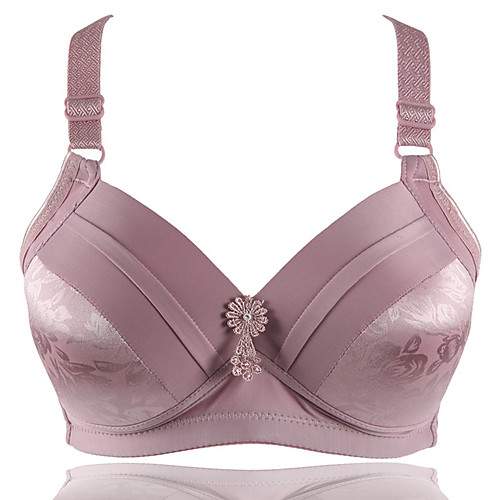 Women's Plus Size Push-up Full Coverage Bra Black Purple Red Big Size US36B / FR95B / INT80B US36C / FR95C / INT80C US38B / FR100B / INT85B US38C / FR100C / INT85C US40B / FR105B / INT90B
Women's Plus Size Push-up Full Coverage Bra Black Purple Red Big Size US36B / FR95B / INT80B US36C / FR95C / INT80C US38B / FR100B / INT85B US38C / FR100C / INT85C US40B / FR105B / INT90B