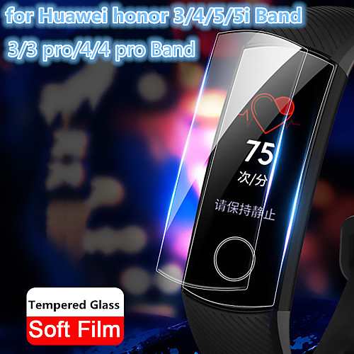 3 PCS Screen Protector for Huawei Honor Band 5/5i/4/4 Running/3/band 4/4pro/3/3pro TPU High Definition (HD)/Scratch Proof
3 PCS Screen Protector for Huawei Honor Band 5/5i/4/4 Running/3/band 4/4pro/3/3pro TPU High Definition (HD)/Scratch Proof