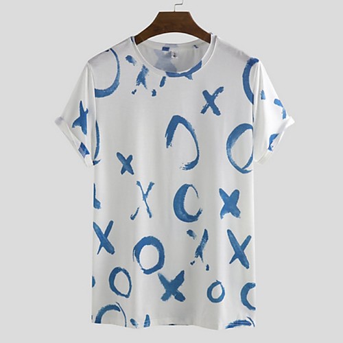 Men's Letter T-shirt - Cotton Tropical Hawaiian Daily Going out Round Neck Blue / Red / Brown / Short Sleeve
Men's Letter T-shirt - Cotton Tropical Hawaiian Daily Going out Round Neck Blue / Red / Brown / Short Sleeve