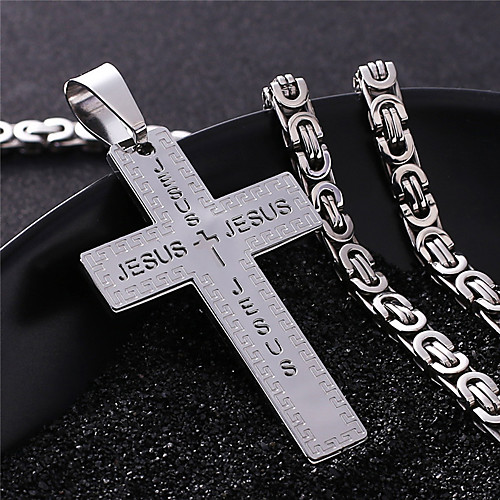 Men's Necklace Crossover Artistic Classic Titanium Steel Silver 55 cm Necklace Jewelry 1pc For Anniversary Street Festival
Men's Necklace Crossover Artistic Classic Titanium Steel Silver 55 cm Necklace Jewelry 1pc For Anniversary Street Festival