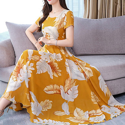 Women's A Line Dress - Short Sleeves Geometric Summer Street chic 2020 Blue Yellow S M L XL XXL XXXL
Women's A Line Dress - Short Sleeves Geometric Summer Street chic 2020 Blue Yellow S M L XL XXL XXXL