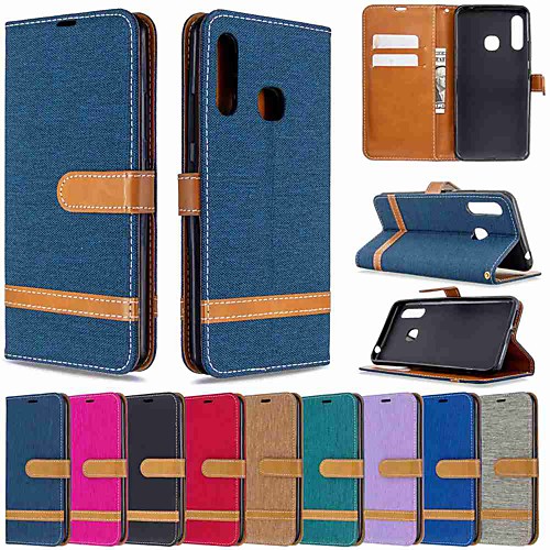 Case For Samsung Galaxy S20 / Galaxy S20 Plus / Galaxy S20 UltraWallet / Card Holder / with Stand Full Body Cases Denim PU Leather / TPU for Galaxy A51 / A71 / A70E / A41 / A11 / A01 / A21
Case For Samsung Galaxy S20 / Galaxy S20 Plus / Galaxy S20 UltraWallet / Card Holder / with Stand Full Body Cases Denim PU Leather / TPU for Galaxy A51 / A71 / A70E / A41 / A11 / A01 / A21