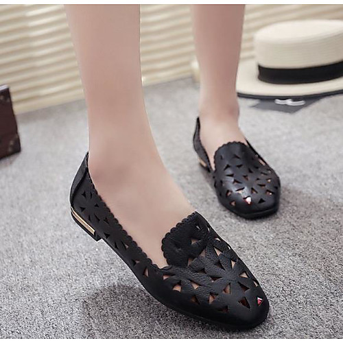 Women's Loafers & Slip-Ons Summer Flat Heel Closed Toe Daily PU White / Black / Beige
Women's Loafers & Slip-Ons Summer Flat Heel Closed Toe Daily PU White / Black / Beige