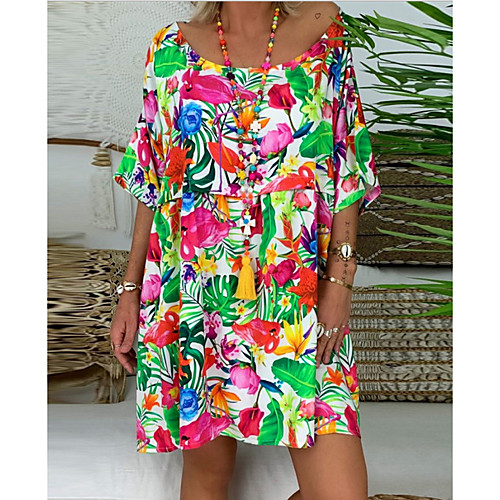 Women's A-Line Dress Knee Length Dress - Half Sleeve Print Leopard Summer Casual Mumu 2020 Red Green Brown S M L XL XXL XXXL XXXXL XXXXXL
Women's A-Line Dress Knee Length Dress - Half Sleeve Print Leopard Summer Casual Mumu 2020 Red Green Brown S M L XL XXL XXXL XXXXL XXXXXL