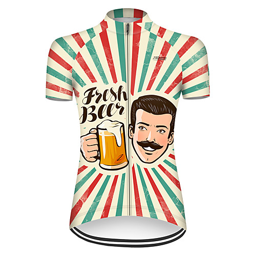 21Grams Women's Short Sleeve Cycling Jersey Polyester Red / Yellow Retro Stripes Oktoberfest Beer Bike Jersey Top Mountain Bike MTB Road Bike Cycling Breathable Quick Dry Ultraviolet Resistant Sports
21Grams Women's Short Sleeve Cycling Jersey Polyester Red / Yellow Retro Stripes Oktoberfest Beer Bike Jersey Top Mountain Bike MTB Road Bike Cycling Breathable Quick Dry Ultraviolet Resistant Sports